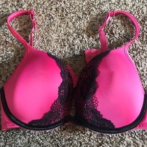 Cacique Pink Lace Bra 38C